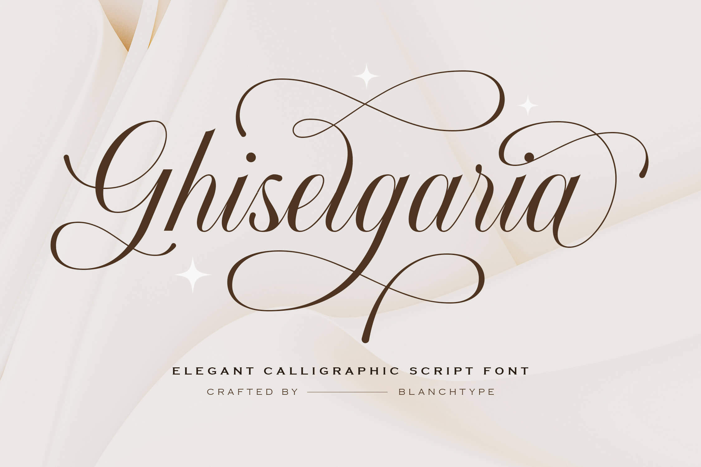 Elegant Calligraphic Script Font